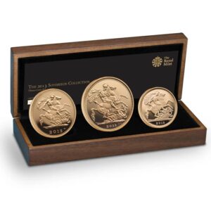 2013 Proof Gold Sovereign 3 Coin Set