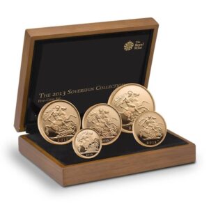 2013 Proof Gold Sovereign 5 Coin Set