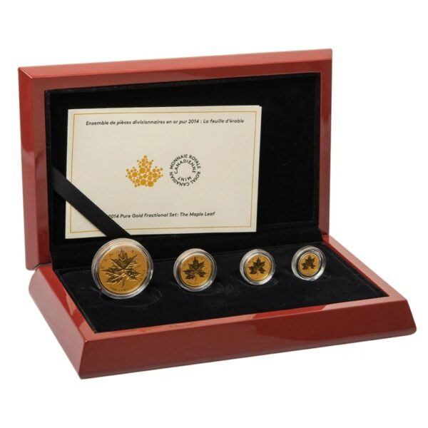 2014 Pure Gold Maple Leaf Fractional