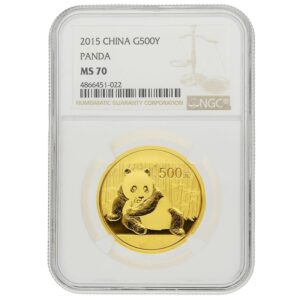 2015 1 oz Chinese Panda Gold Coin NG