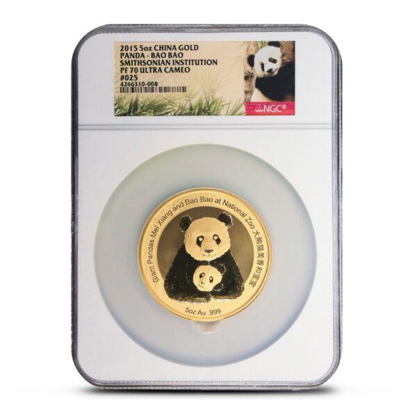 5 oz Proof Chinese Gold Smithsonian