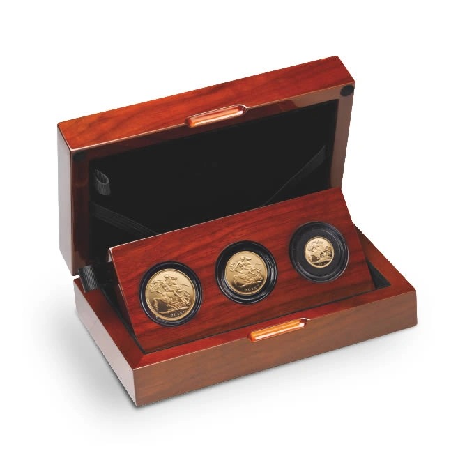 2015 Proof Gold Sovereign 3 Coin Pre