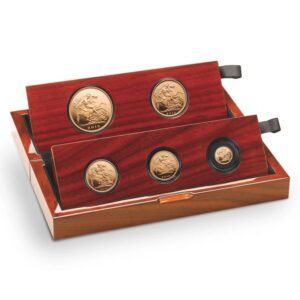 2015 Proof Gold Sovereign 5 Coin Se