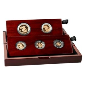 2015 Proof Gold Sovereign 5 Coin Set