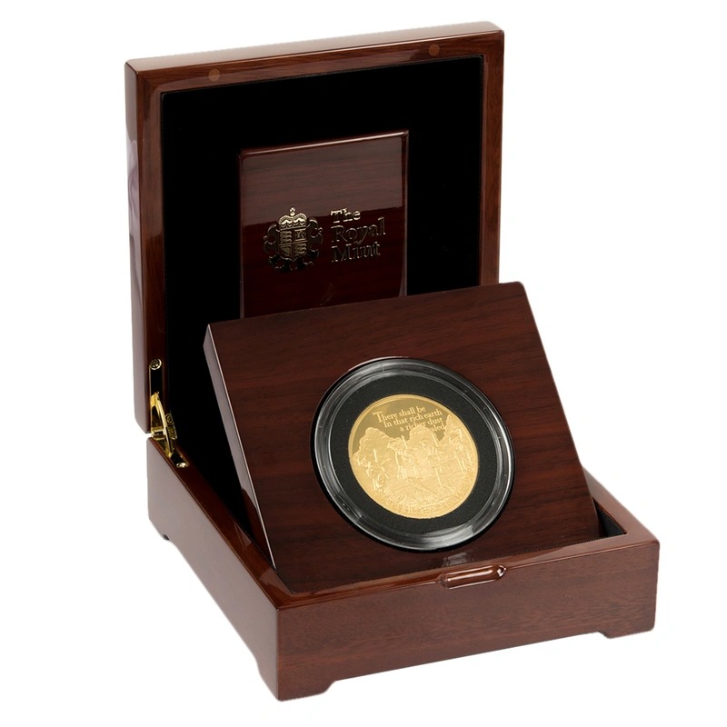 5 oz £10 Gold Proof Coin The 100th