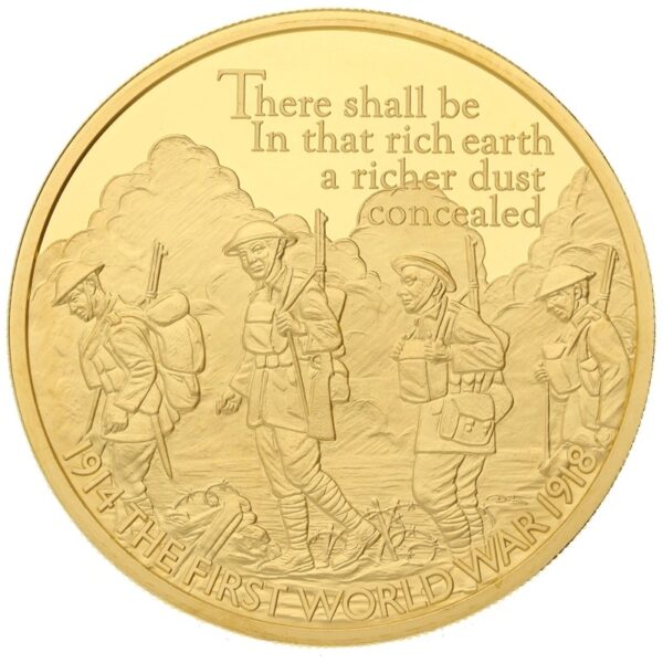 2016 5 oz £10 Gold Proof Coin The 100th Anniversary of the First World War Boxed - Image 3