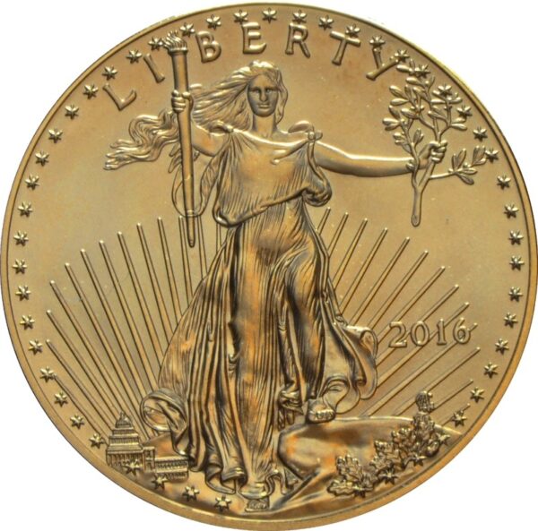 2016 American Eagle 1 oz Gold Coin PCGS MS69 - Image 2