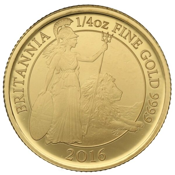 2016 Proof 1/4 oz Gold Britannia Coin Boxed - Image 3