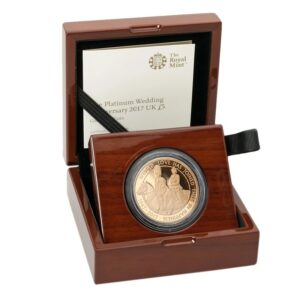 2017 Proof Gold Crown £5 Coin Platin