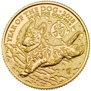 2018 1/4 oz Year of the Dog Gold Coi