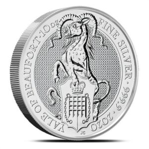 10 oz British Silver Queens Beast Ya