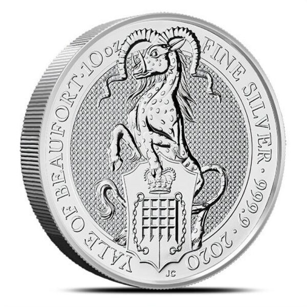 10 oz British Silver Queens Beast Ya