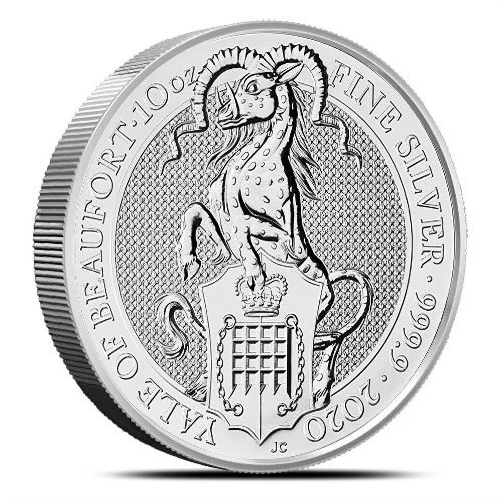10 oz British Silver Queens Beast Ya