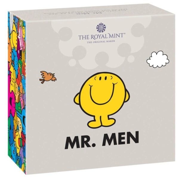 2021 1 oz Mr Men Mr Happy Proof Gold Coin Boxed - Image 3