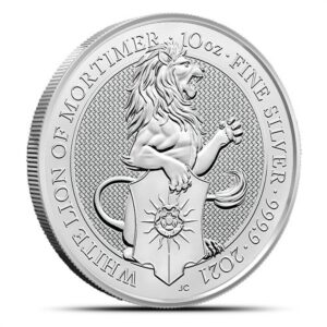 2021 10 oz British Silver Queens Bea