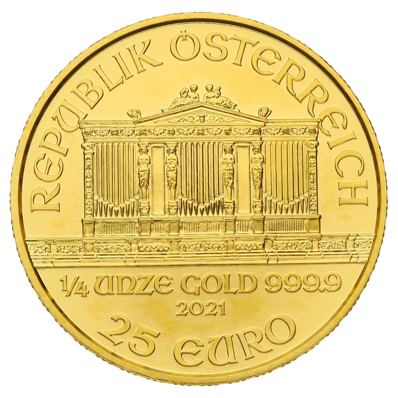 Buy 2021 1/4 oz Austrian Gold Philharmonic Coin - Image 2