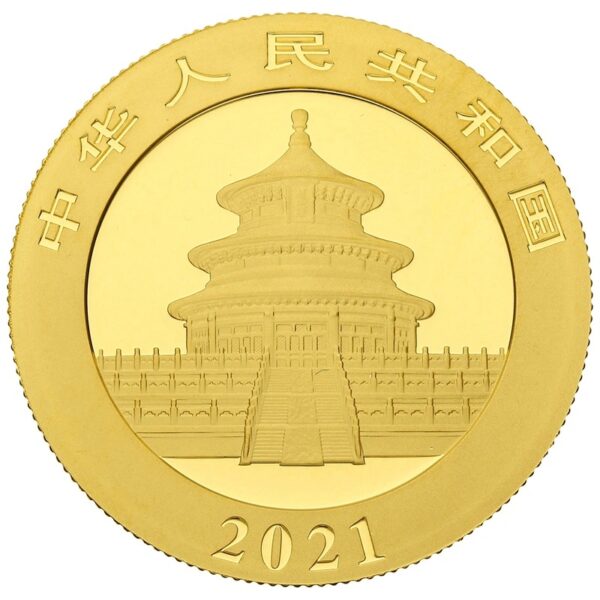 2021 15 Gram Chinese Panda Gold Coin - Image 2
