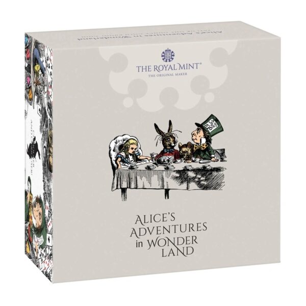 2021 1 oz Alices Adventures in Wonderland Proof Gold Coin Boxed - Image 3