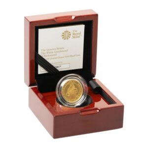 2021 Proof 1/4 oz White Greyhound of