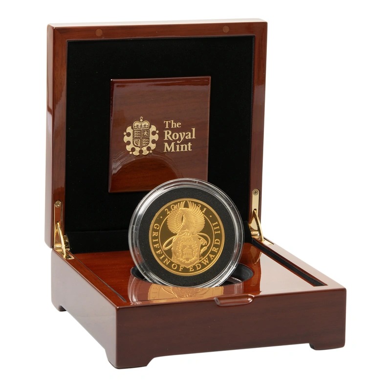 Proof 5 oz Griffin of Edward III Gol