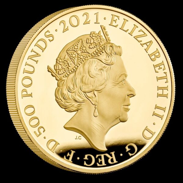 2021 Proof 5oz The Who Gold Coin Music Legends Boxed - Image 2