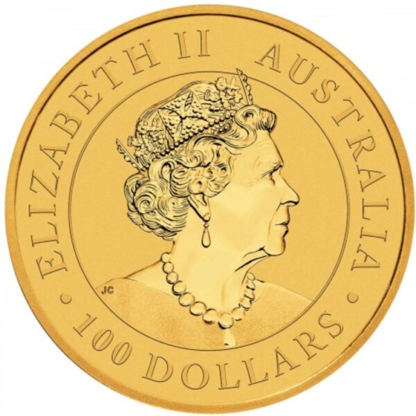 2022 1 oz Australian Kangaroo Gold Nugget Coin - Image 2