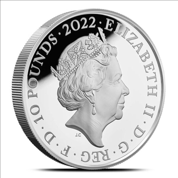 2022 5 oz Proof British Silver 60 Years of Rock n Roll The Rolling Stones Coin - Image 3