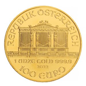 2022 1 oz Austrian Gold Philharmoni