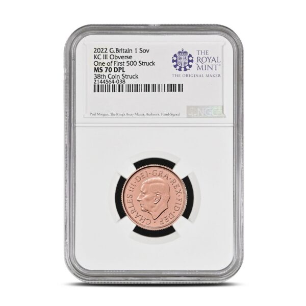 2022 British Gold Memorial Sovereign