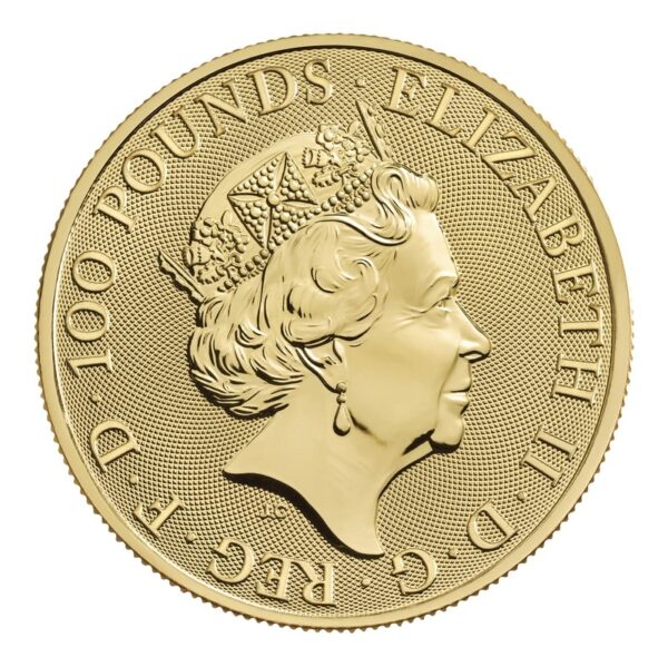 2022 1 oz Lion of England Gold Coin Tudor Beasts - Image 2