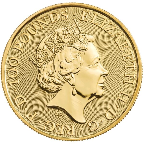 2022 1 oz Maid Marian Gold Coin Myths & Legends - Image 2