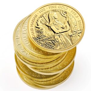 2022 1 oz Maid Marian Gold Coin Myth