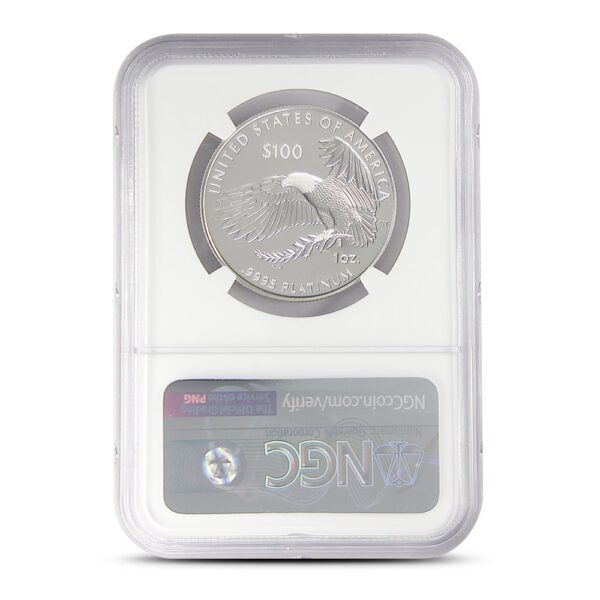 2022-W 1 oz Proof American Platinum Eagle Coin NGC PF70 UCAM Advanced Releases - Image 2