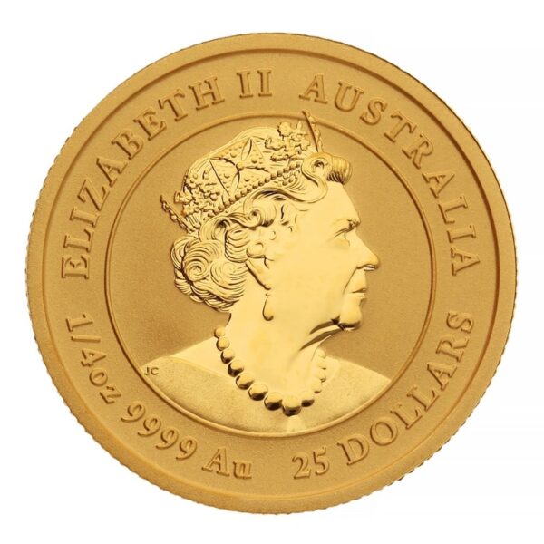 2022 1/4 oz Year of the Tiger Gold Coin Perth Mint Australian Lunar Series - Image 2