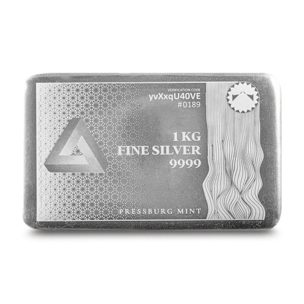 1 Kilo Niue Triangle Rectangular Sil