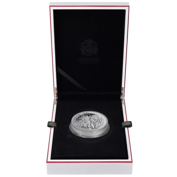 2023 1 Kilo Proof St. Helena Silver Una and The Lion Coin - Image 2