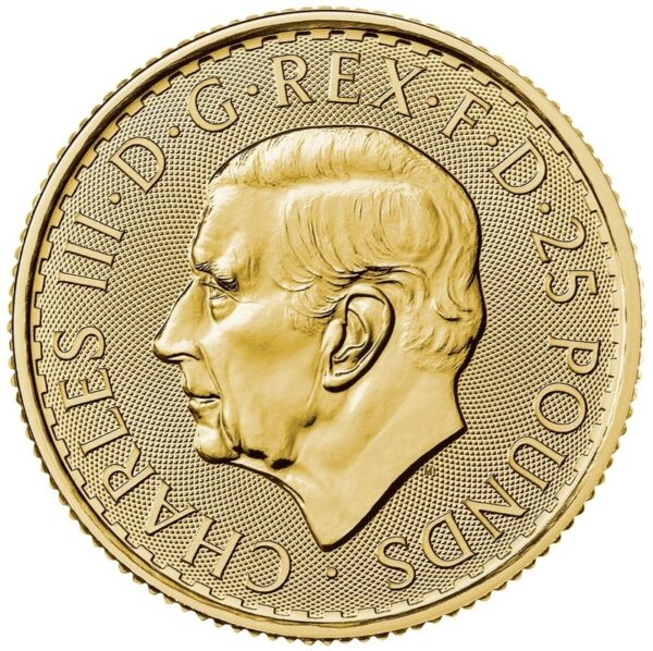 2023 1/4 oz Gold Britannia Coin King Charles III - Image 2