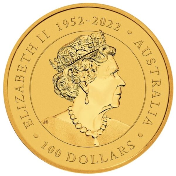 2023 1 oz Australian Kangaroo Gold Nugget Coin - Image 2