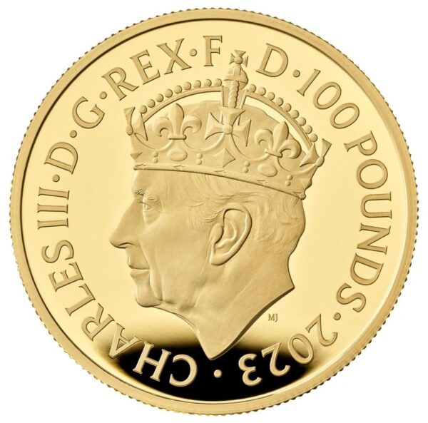 2023 1 oz Gold Coronation of King Charles III Proof Coin Boxed - Image 2
