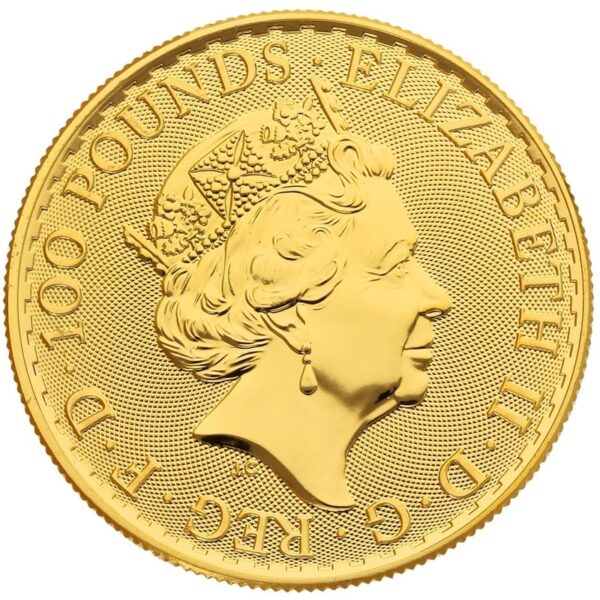 2023 1 oz Gold Britannia Coin Queen Elizabeth II - Image 2