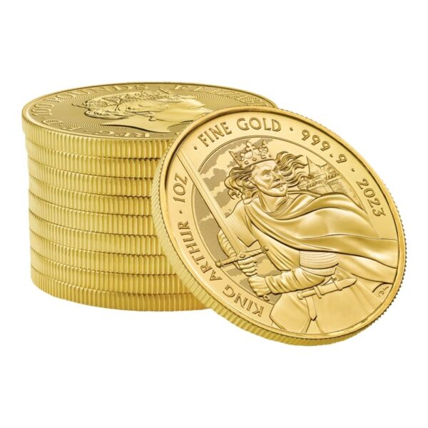2023 1 oz King Arthur Gold Coin Myth