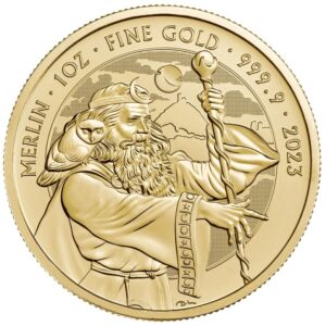 1 oz Merlin Gold Coin Myths and Lege