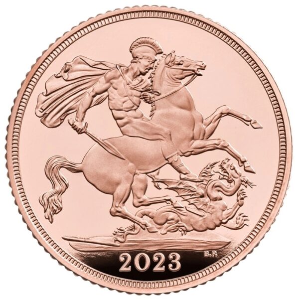 2023 Proof Gold Sovereign 3 Coin Set King Charles III Coronation Boxed - Image 2