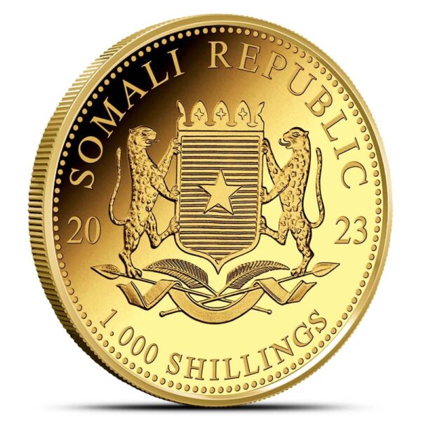2023 Proof Somalia Gold Elephant African Wildlife Prestige Coin Set (Box + CoA) - Image 4