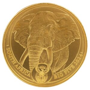 2024 1 oz Elephant Gold Coin Big Fiv