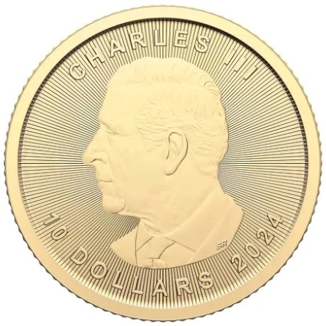 2024 1/4 oz Canadian Maple Leaf Gold Coin - Image 2