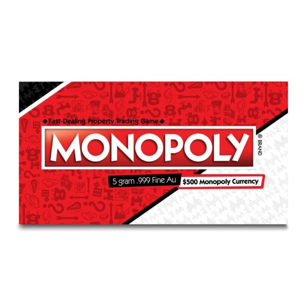 2024 5 Gram Monopoly Currency Gold Note (BU) - Image 3