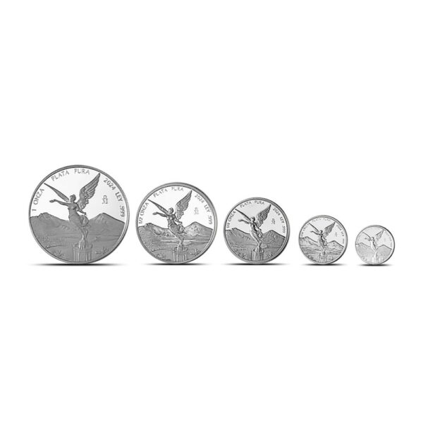 2024 Proof Mexican Silver Libertad 5-Coin Set - Image 3