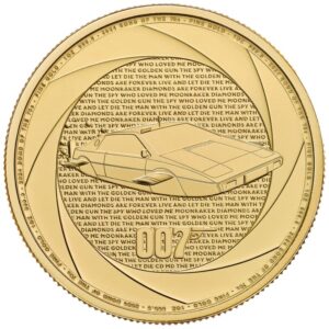 1 oz Six Decades of 007 Bond of the