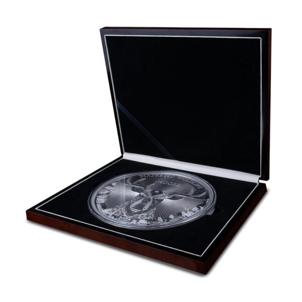2025 1 Kilo Samoa Majestic Wildlife Moose Silver Coin (Proof-Like, Numbered, Box + CoA) - Image 3